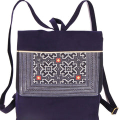 Hand-Woven Brocade Backpack
