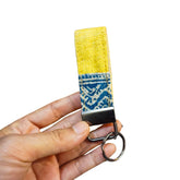 Hand Woven Brocade Keychains