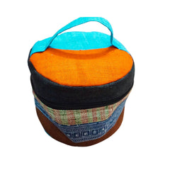 Hand-Woven Brocade Cosmetic Bag