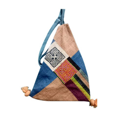 Hand-Woven Brocade Crossbody Bag