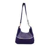 Hand-Woven Brocade Crossbody Bag