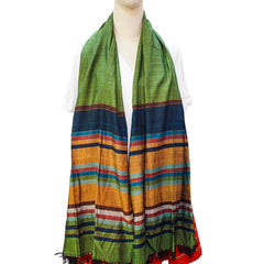 Hand-Woven Ethnic Brocade Scarf