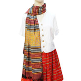 Hand-Woven Ethnic Brocade Scarf