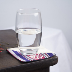 Hand-Woven Brocade Coasters