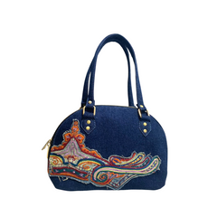 Handmade Upcycled Denim Hand Bag