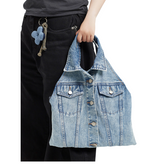 Handmade Upcycled Denim Hand Bag