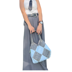 Handmade Upcycled Denim Hand Bag