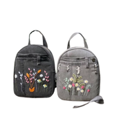 Handmade Upcycled Denim Backpack