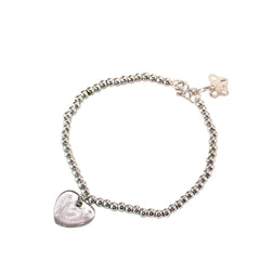 Handcrafted 925 Sterling Silver Ball Bracelet