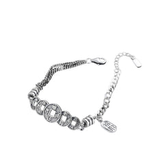Handcrafted 925 Sterling Silver Bracelet 118
