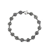 Handcrafted 925 Sterling Silver Bracelet 21