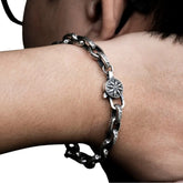 Handcrafted 925 Sterling Silver Bracelet 27