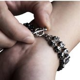 Handcrafted 925 Sterling Silver Bracelet 35