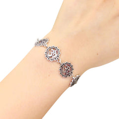 Handcrafted 925 Sterling Silver Bracelet 55