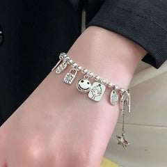 Handcrafted 925 Sterling Silver Bracelet 67