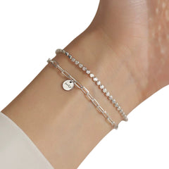 Handcrafted 925 Sterling Silver Bracelet 77