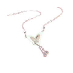 Handcrafted 925 Sterling Silver Butterfly Pendant Necklace