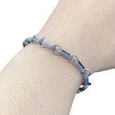 Handcrafted 925 Sterling Silver Chain Link Bracelet For Men And Women