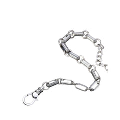 Handcrafted 925 Sterling Silver Chain Link Bracelet For Men And Women