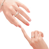 Handcrafted 925 Sterling Silver Couple Rings for Men And Women 5