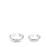 Handcrafted 925 Sterling Silver Couple Rings for Men And Women 12