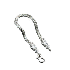 Handcrafted 925 Sterling Silver Men's Dragon Head Bracelet