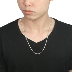 Handcrafted 925 Sterling Silver Men's Necklace