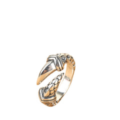 Handcrafted 925 Sterling Silver Men's Ring With Dragon Claw Design
