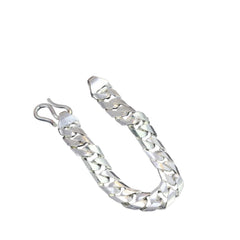 Handcrafted 925 Sterling Silver Men's Wide Bracelet