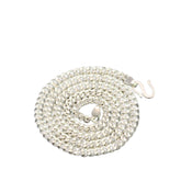 Handcrafted 925 Sterling Silver Men's Chain Link Necklace