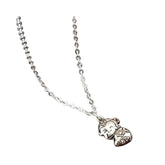 Handcrafted 925 Sterling Silver Monkey Pendant Necklace