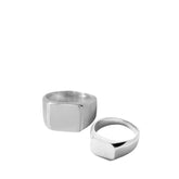 Handcrafted 925 Sterling Silver Plain Men's Ring