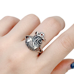 Handcrafted 925 Sterling Silver Ring 154