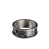 Handcrafted 925 Sterling Silver Ring 50