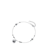 Handcrafted 925 Sterling Silver Women's Bell-Shaped Anklet