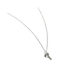 Handcrafted 925 Sterling Silver Women's Key-Shaped Necklace