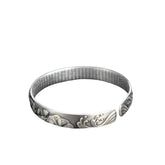 Handcrafted 999 Fine Silver Bracelet 128