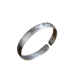 Handcrafted 999 Fine Silver Bracelet 128