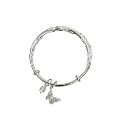 Handcrafted 999 Fine Silver Bracelet 129