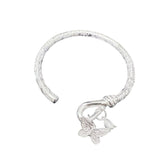 Handcrafted 999 Fine Silver Bracelet 133