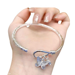 Handcrafted 999 Fine Silver Bracelet 133