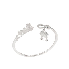 Handcrafted 999 Fine Silver Bracelet 137