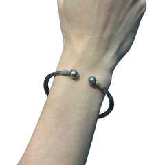 Handcrafted 999 Fine Silver Bracelet 17