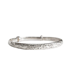 Handcrafted 999 Fine Silver Bracelet 5