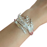 Handcrafted 999 Fine Silver Bracelet 69