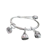 Handcrafted 999 Fine Silver Bracelet 82