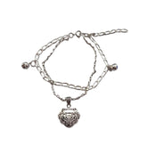 Handcrafted 999 Fine Silver Bracelet 90