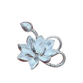 Handcrafted 999 Fine Silver Buttonhole 4