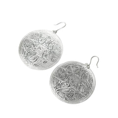 Handcrafted 999 Fine Silver Earring 11