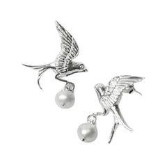 Handcrafted 999 Fine Silver Earring 14